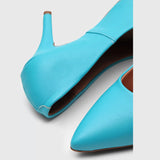 Vizzano 1184-1101 Pointy Toe Pump in Blue Aqua Napa