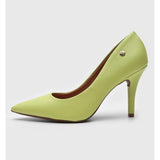 Vizzano 1184-1101 Pointy Toe Pump in Lime Green Napa