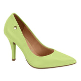 Vizzano 1184-1101 Pointy Toe Pump in Lime Green Napa