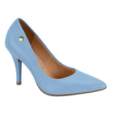 Vizzano 1184-1101 Pointy Toe Pump in Blue Napa