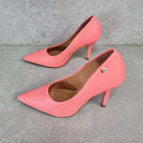 Vizzano 1184-1101 Pointy Toe Pump in Coral Napa