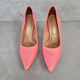 Vizzano 1184-1101 Pointy Toe Pump in Coral Napa