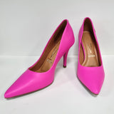 Vizzano 1184-1101 Pointy Toe Pump in Pink Neon Napa