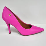 Vizzano 1184-1101 Pointy Toe Pump in Pink Neon Napa