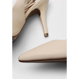 Vizzano 1184-1135 Pointy Toe Strappy Pump in Cream Napa