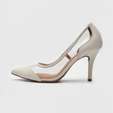 Vizzano 1184-1145 Pointy Toe Pump in Off White