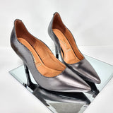 Vizzano 1184-1147 Pointy Toe Pump in Black/Silver Diamond Napa