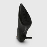 Vizzano 1184-1147 Pointy Toe Pump in Black Napa