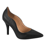 Vizzano 1184-1147 Pointy Toe Pump in Black Napa