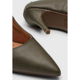 Vizzano 1184-1147 Pointy Toe Pump in Olive Napa