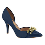 Vizzano 1184-1148 Pointy Toe Pump in Navy