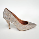 Vizzano 1184-1154 Studded Pointy Toe Pump in Gold