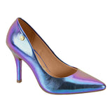 Vizzano 1184-1501 Pointy Toe Pump in Multi Colour Metal