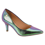 Vizzano 1185-1302 Pointy Toe Pump in Multi Aurora Metal