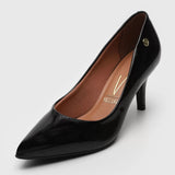 Vizzano 1185-702 Pointy Toe Pump in Black Patent