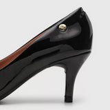 Vizzano 1185-702 Pointy Toe Pump in Black Patent