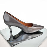 Vizzano 1185-702 Pointy Toe Pumpin Black/Silver Diamond Napa