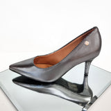 Vizzano 1185-702 Pointy Toe Pumpin Black/Silver Diamond Napa