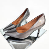 Vizzano 1185-702 Pointy Toe Pumpin Black/Silver Diamond Napa