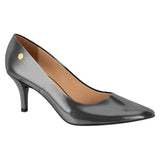 Vizzano 1185-702 Pointy Toe Pumpin Black/Silver Diamond Napa