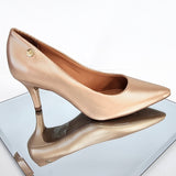 Vizzano 1185-702 Pointy Toe Pumpin Beige/Gold Diamond Napa