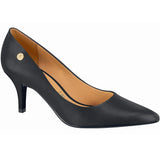 Vizzano 1185-702 Pointy Toe Pump in Black Napa