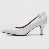 Vizzano 1185-702 Pointy Toe Pump in White Napa