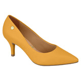 Vizzano 1185-702 Pointy Toe Pump in Mustard Napa