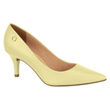Vizzano 1185-702 Pointy Toe Pump in Pale Yellow Napa