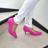 Vizzano 1185-702 Pointy Toe Pump in Pink Neon