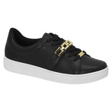 Vizzano 1214-1011 Gold Chain Sneaker in Black Napa