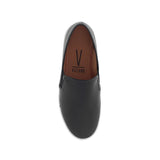 Vizzano 1214-200 White Sole Loafer in Black Napa