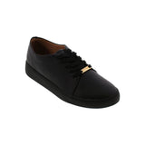 Vizzano 1214-205 Black Sole Sneaker in Black Napa