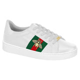 Vizzano 1214-260 Bumble-Bee Sneaker in White Napa