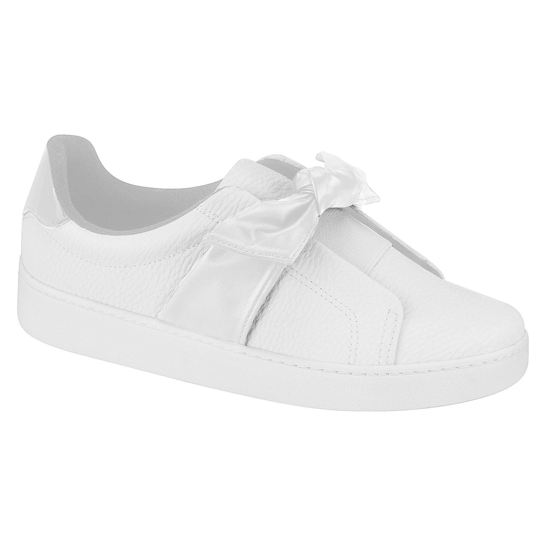 Vizzano 1214-298 Bowtie Sneaker in White Napa - Charley Boutique