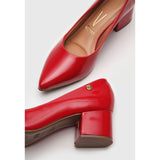 Vizzano 1220-315 Block Heel Pump in Red Patent