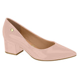 Vizzano 1220-315 Block Heel Pump in Pastel Pink Patent