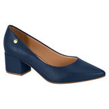 Vizzano 1220-315 Block Heel Pump in Navy Napa