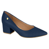 Vizzano 1220-315 Block Heel Pump in Navy Napa