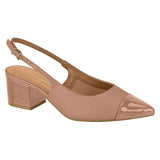 Vizzano 1220-337 Block Heel Slingback Pump in Nude