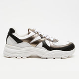 Vizzano 1331-108 Chunky Sole Sneaker in White/Black