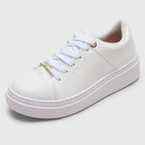 Vizzano 1339-101 White Sole Sneaker in White Napa