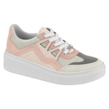 Vizzano 1339-103 White Sole Sneaker in Pink and Nude