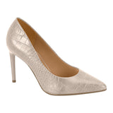 Vizzano 1344-100 Pointy Toe Pump in Cream Croc