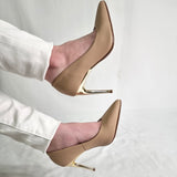 Vizzano 1344-200 Pointy Toe Pump in Beige Napa