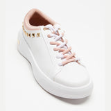 Vizzano 1354-102 Studded Sneaker in White/Pink
