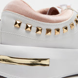 Vizzano 1354-102 Studded Sneaker in White/Pink