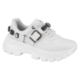 Vizzano 1356-102 Chunky Sole Sneaker in White Napa