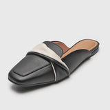 Vizzano 1369-105 Slip-on Flat Mule in Black