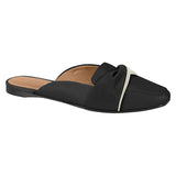 Vizzano 1369-105 Slip-on Flat Mule in Black